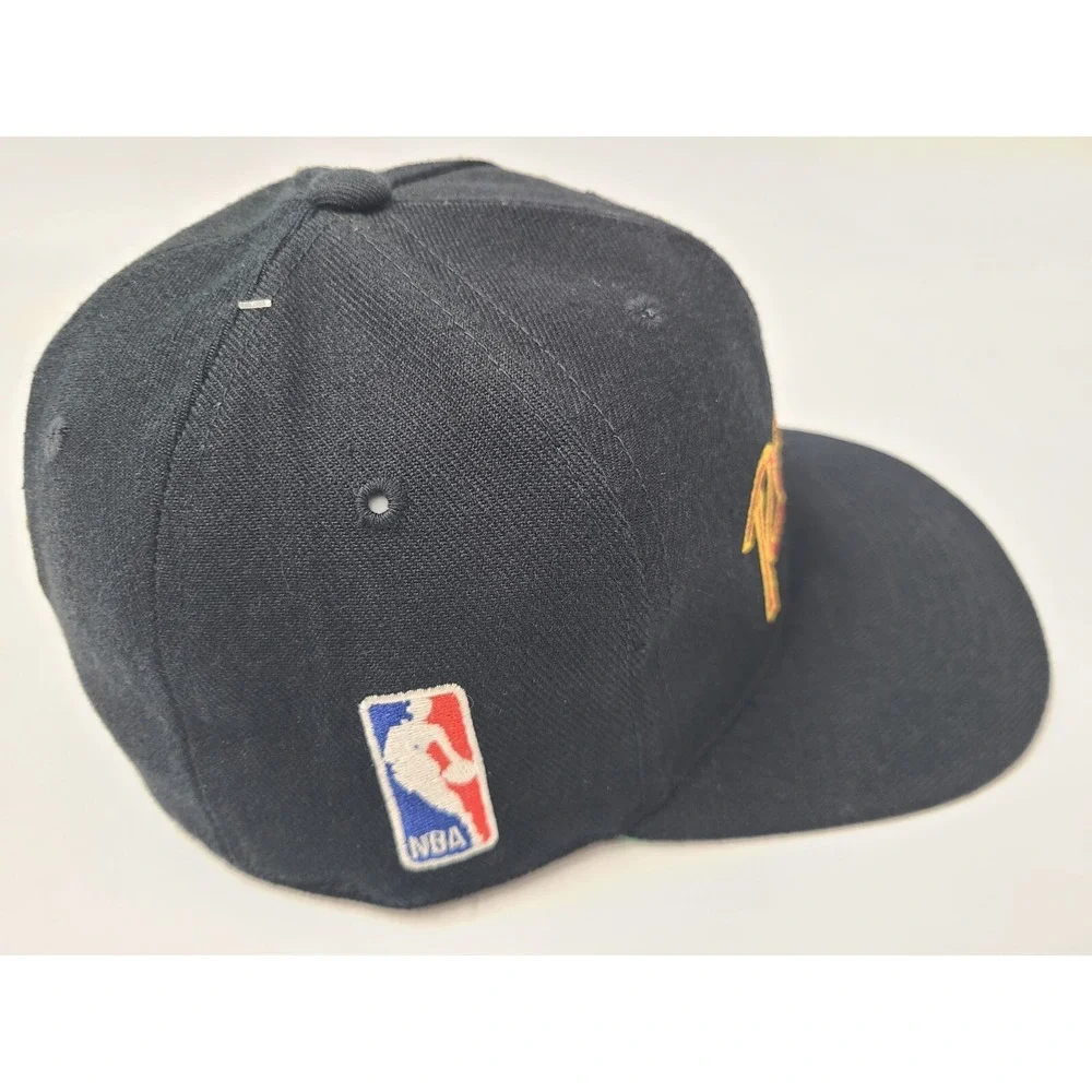 Vintage Houston Rockets Script Sports Specialties Fitted 6 5/8 Hat Cap NBA Black